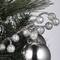 2ft. Pre-Lit Frosted Silver Pine Artificial Christmas Tree, Warm White LED Lights